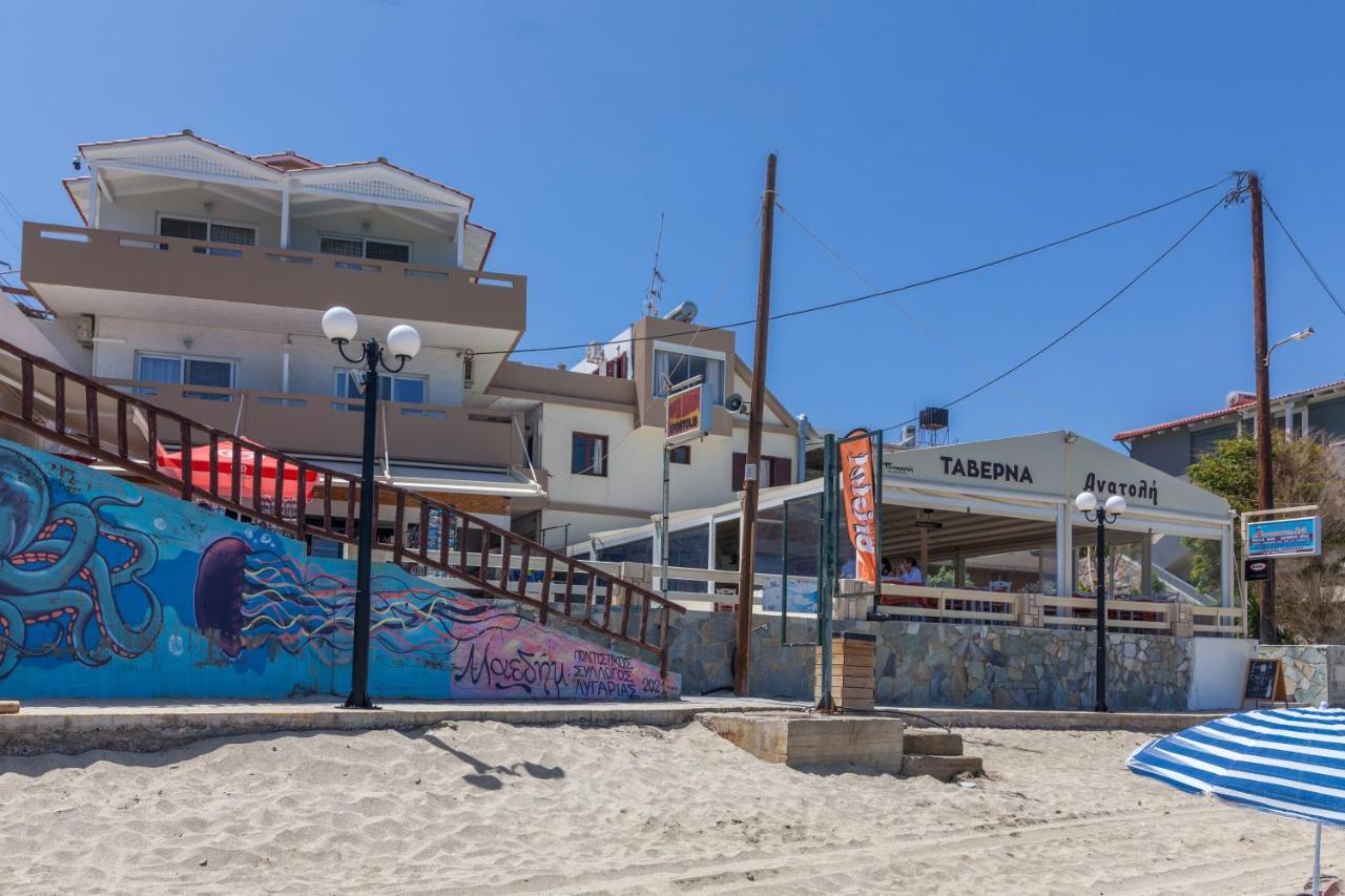 Anatoli Lygaria Apartments On The Beach ลิกาเรีย ภายนอก รูปภาพ